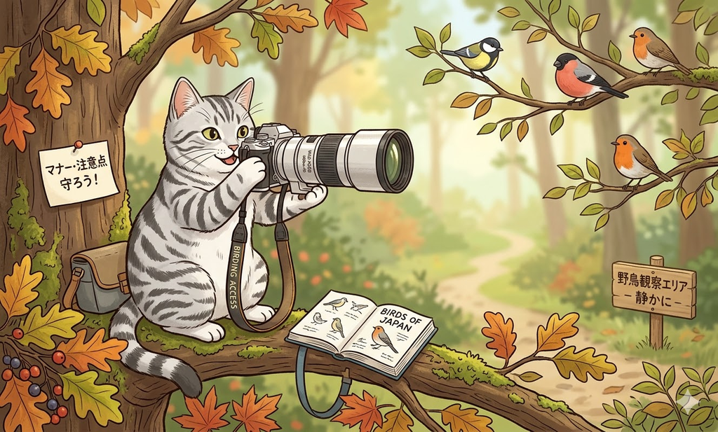野鳥撮影の注意点 (初心者向け)